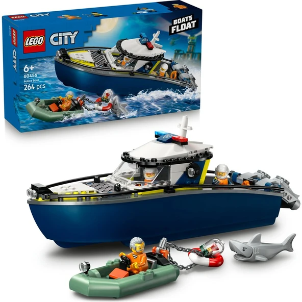 LEGO® City Polis Teknesi Takibi 60456 - 6 Yaş ve Üzeri Çocuklar Için Yaratıcı Oyuncak Yapım Seti (264 Parça) ürün görseli