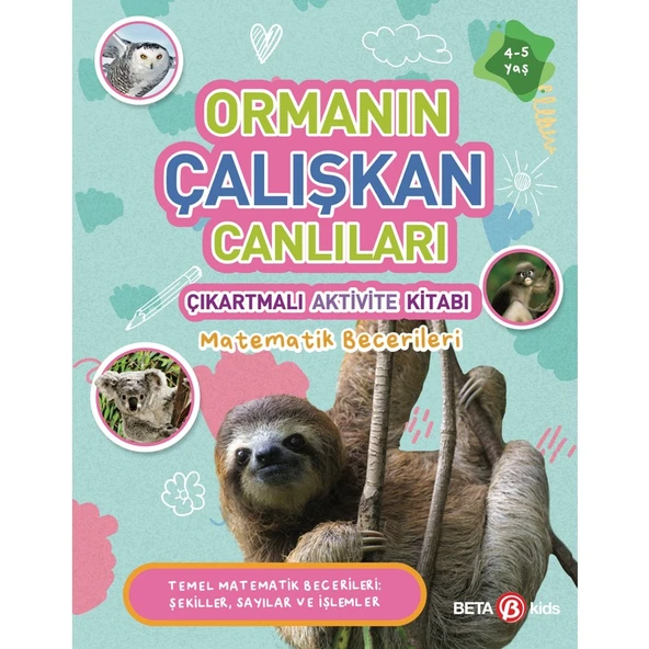 Ormanın Çalışkan Canlıları - Çıkartmalı Aktivite Kitabı ürün görseli