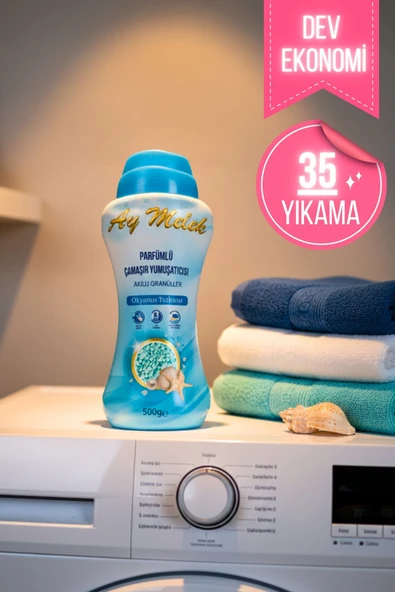 Çamaşır Parfümü 500 gr Çamaşır Yumuşatıcısı Granül Parçacıklı (Okyanus Esintisi) - Resim 5