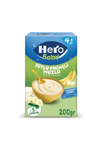 Hero Baby Gece Sütlü Muzlu Pirinçli 200 Gr ürün görseli