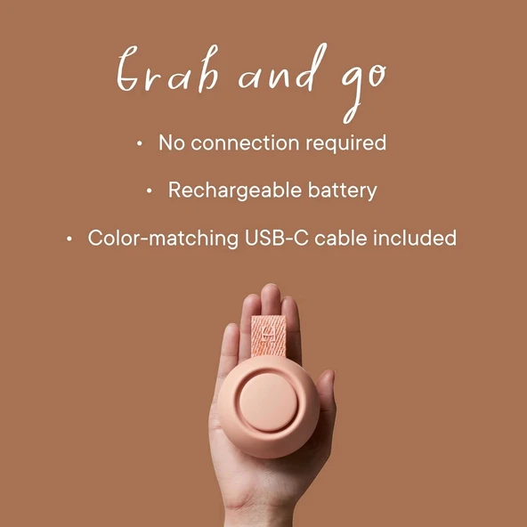 Hatch Rest Go - Taşınabilir Ses Makinesi - Bebek Uyku Emziği - Şeftali Rengi - Resim 4