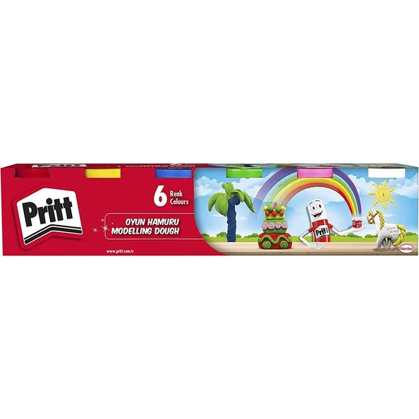 Pritt 6'lı Oyun Hamuru - 6X100G ürün görseli