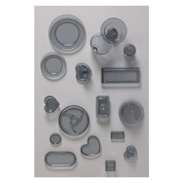 Karaca Glory Servis Tabağı 27 cm Antrasit Cam Malzeme ile Modern Şıklık - Resim 4