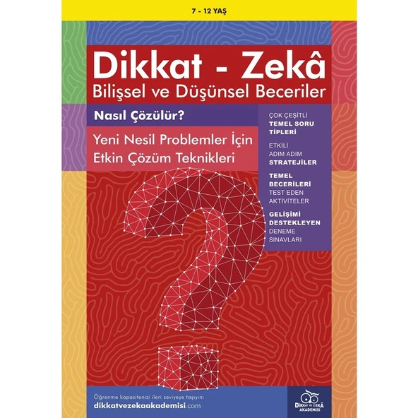 Nasıl Çözülür? Yeni Nesil Problemler Için Etkin Çözüm Teknikleri (7 - 12 Yaş) / Dikkat – Zekâ & Bilişsel ve Düşünsel Beceriler - Alison Primrose ürün görseli