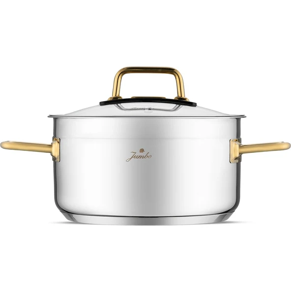 Jumbo Modena 8 Parça Titanyum Gold Tencere Seti - Resim 3