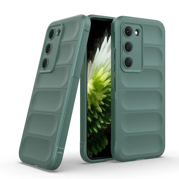 Tecno Spark 40 Pro Kılıf Elde Tutma Kolaylıkla Kaydırmaz Kenar Line Dizayn Optietnik Kapak - Resim 2