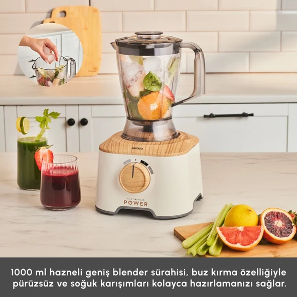 Karaca Mastermaid Power 10 In 1 Mutfak Robotu Wood Craft - Resim 5