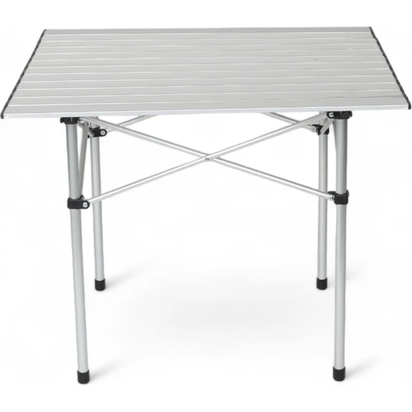 Angel Of Life Uniqmpi Portatif Katlanabilir Alüminyum Masa 70X70X55 - Resim 2