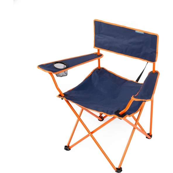 Uniqamping  Eco Ergonomik Katlanır Kamp Sandalyesi Lacivert-Turuncu - Resim 5
