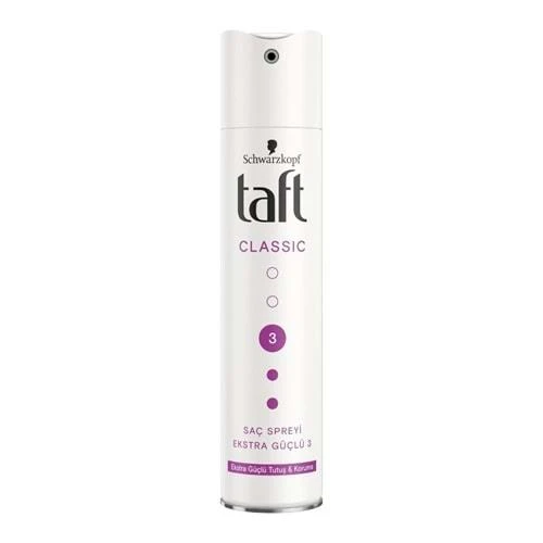 Taft Saç Spreyi Power No: 3 Classic 250 ml - Resim 3