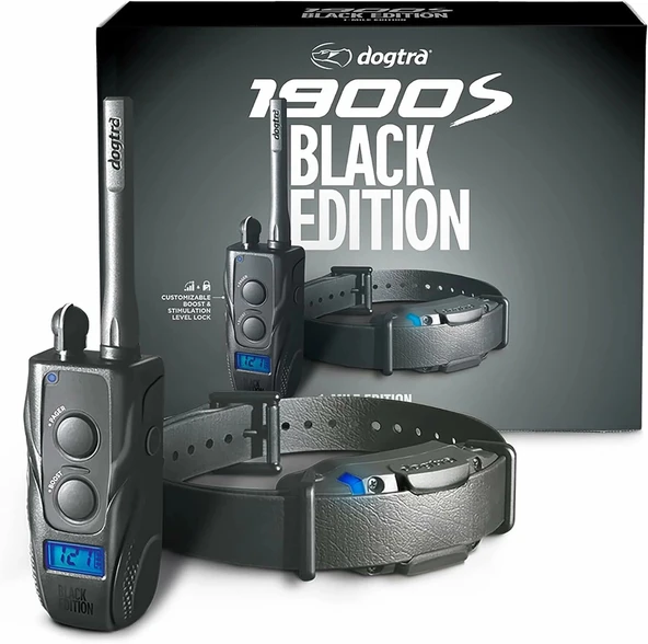 Dogtra 1900S Black Güçlendirme ve Kilitleme E-Yaka Uzaktan Köpek Eğitmeni ürün görseli 1