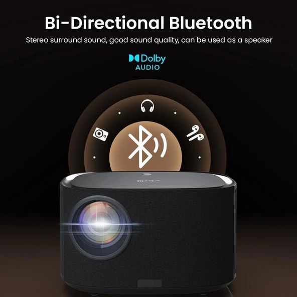 Artlii Amento 5G WiFi Otomatik Odaklama Akıllı Dış Mekan Projektörü - 4K - Resim 4