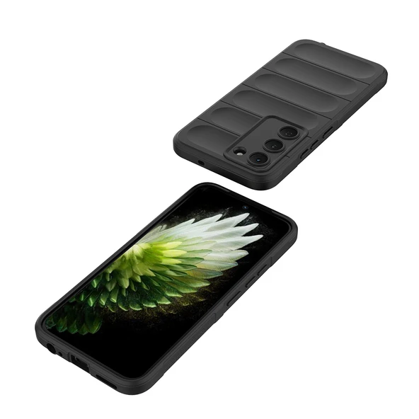 Tecno Spark 40 Pro Kılıf Elde Tutma Kolaylıkla Kaydırmaz Kenar Line Dizayn Optietnik Kapak - Resim 9