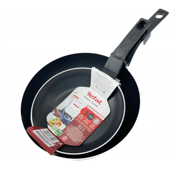 Tefal Easy Cook 1X Difüzyon Tabanlı Tava Seti - 20/26 cm ürün görseli