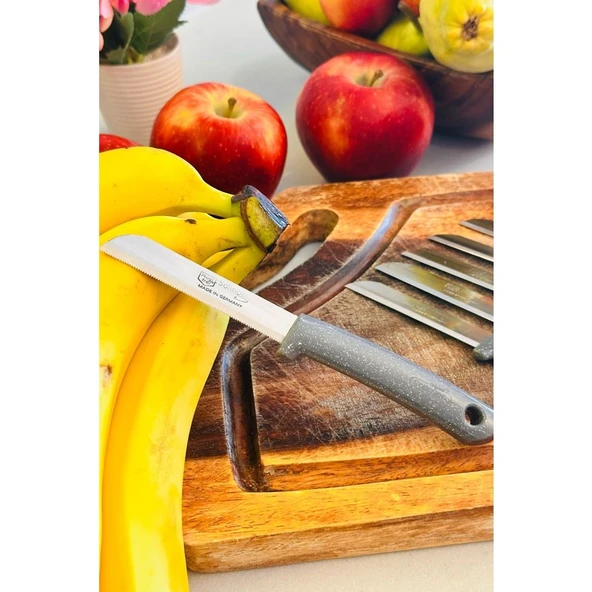 6'lı Orijinal Tırtıklı Meyve ve Sebze Bıçak Seti - Resim 5