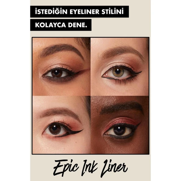 Kaliko Kaliko Siyah Eyeliner - Epic Ink Liner Black 800897085605 - Resim 3
