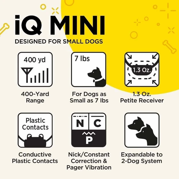 Dogtra iQ Mini Şarj Edilebilir Su Geçirmez Mini Uzaktan Köpek Eğitimi - Resim 2