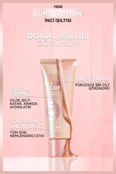 Glotion All-in-one Doğal Işıltı 901 - Fair Glow 40 ml Highlighter, Likit Aydınlatıcı - Resim 2