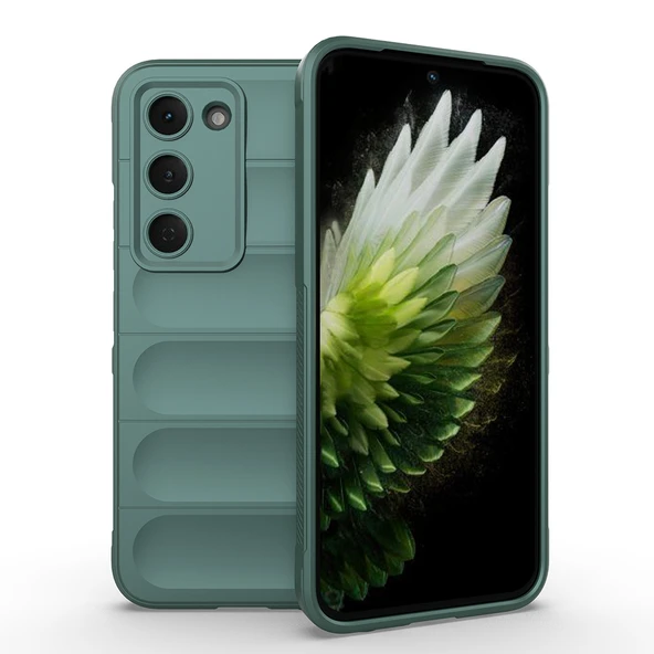 Tecno Spark 40 Pro Kılıf Elde Tutma Kolaylıkla Kaydırmaz Kenar Line Dizayn Optietnik Kapak - Resim 6