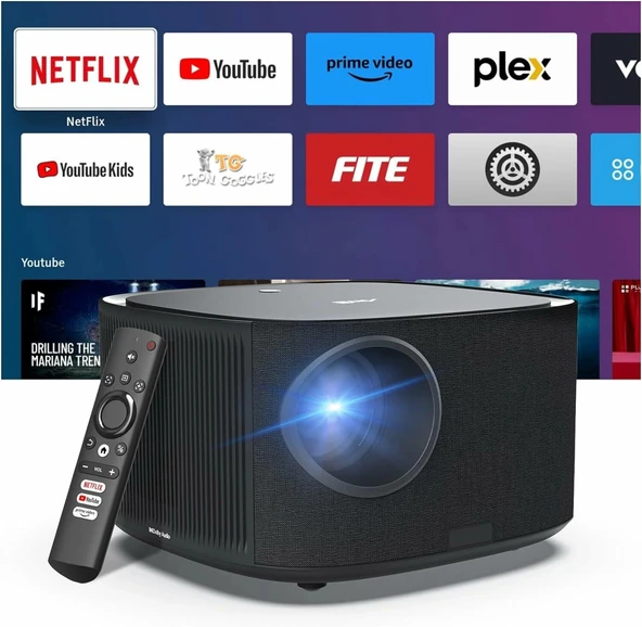 Artlii Amento 5G WiFi Otomatik Odaklama Akıllı Dış Mekan Projektörü - 4K ürün görseli 1