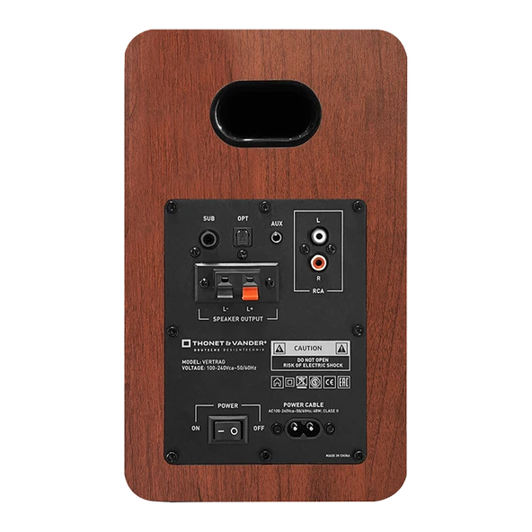 Thonet & Vander Vertrag Gen 2 Bluetooth 5.0 RCA 80W Ahşap Renk 2.0 RMS Hoparlör HK096-03623 - Resim 5