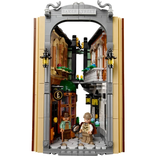 LEGO® Icons Sherlock Holmes: Kitaplık Dekoru 10351 - Yetişkinler Için Koleksiyonluk Model Yapım Seti (1359 Pr) - Resim 2