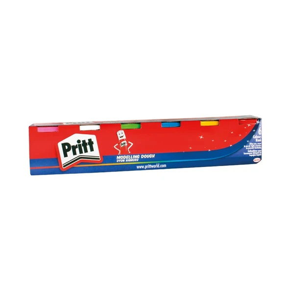 Pritt Oyun Hamuru 6 Renk 100 Gr.1831457 ürün görseli