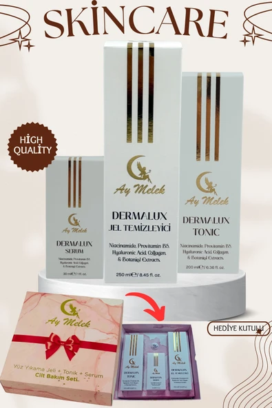 3'lü Cilt Bakım Seti Aydınlatıcı Ve Yaşlanma Lekeleri Karşıtı (HEDİYE KUTULU) - Resim 2
