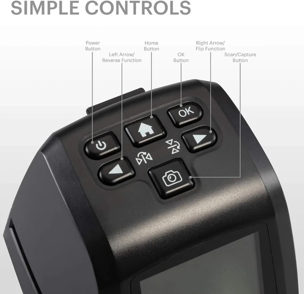 KODAK Mini Dijital Film ve Slayt Tarayıcı - 35 mm'yi dönüştürür - Resim 2