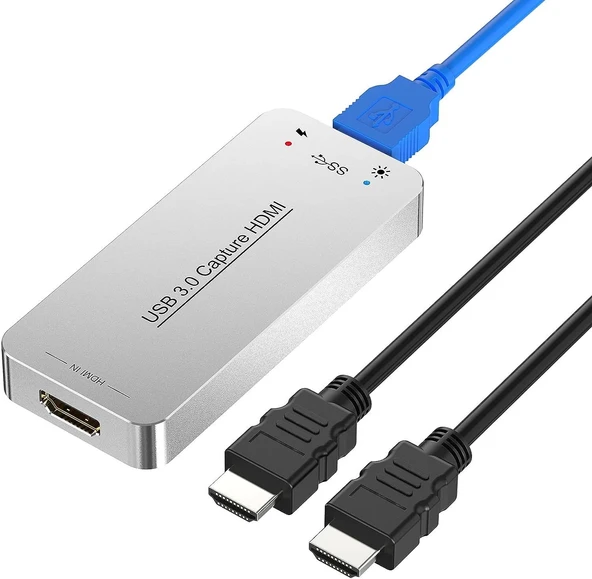 DIGITNOW USB Yakalama HDMI Ekran Kartı, Canlı Yayın Yayını ve Kayıt ürün görseli 1