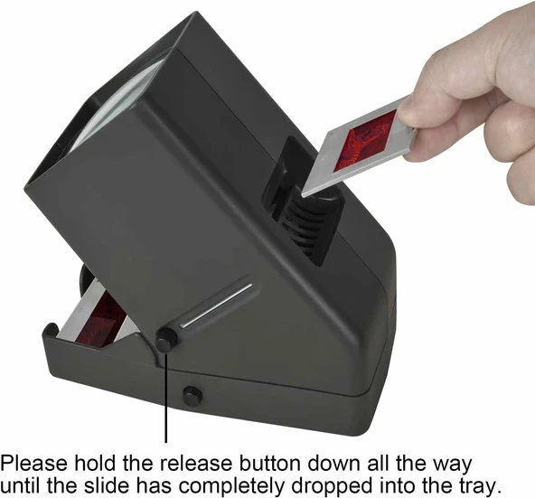 DIGITNOW 35mm Slayt Görüntüleyici, 3X Büyütme - Resim 4