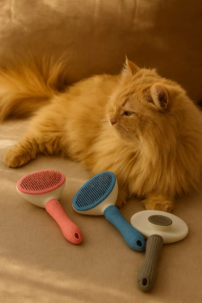 Oval Lüks Basmalı Tarak - Resim 2