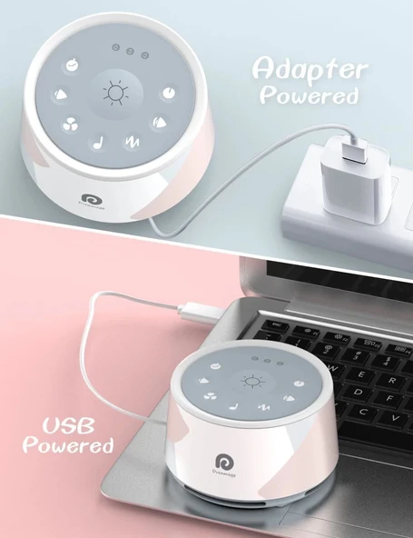 Dreamegg D1 Pro Beyaz Gürültü Ses Makinesi - Bebekler için - Resim 3
