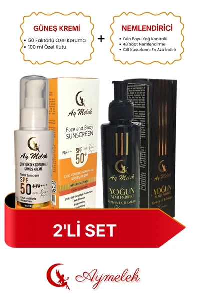Nemlendirici + Güneş Kremi Yüksek Koruyuculu (150+100 ml) Cilt Bakım Seti - Resim 8