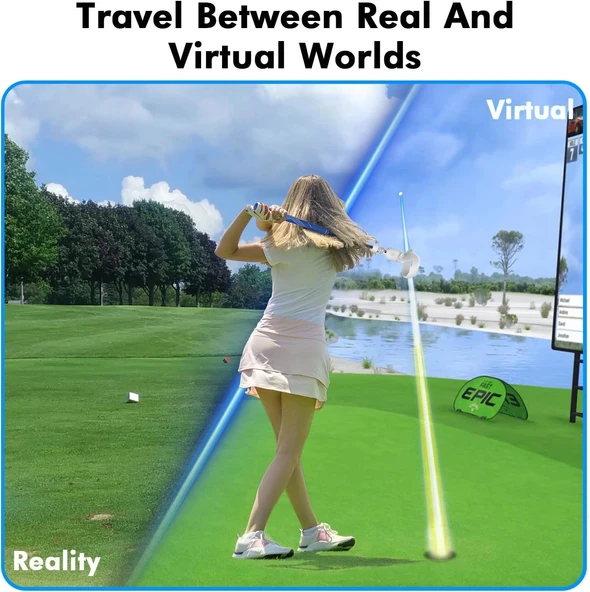 AMVR Golf Kulübü Ataşmanı - Quest 2 ile Uyumlu - Resim 4