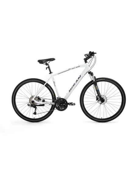 Bisan TRX 8500 700C 50CM Şehir Bisikleti Mat Beyaz Lacivert ürün görseli 1