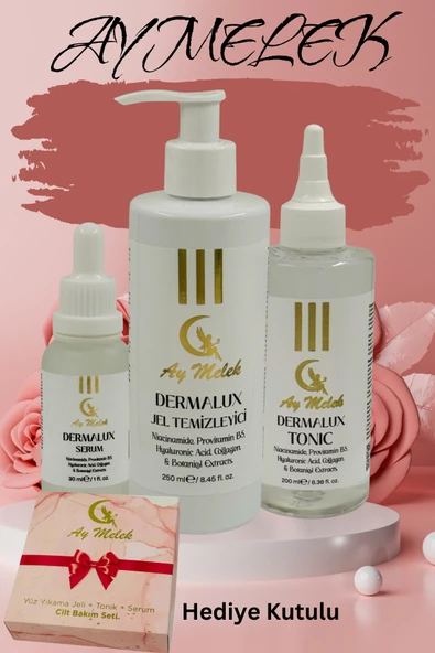 3'lü Cilt Bakım Seti Aydınlatıcı Ve Yaşlanma Lekeleri Karşıtı (HEDİYE KUTULU) ürün görseli