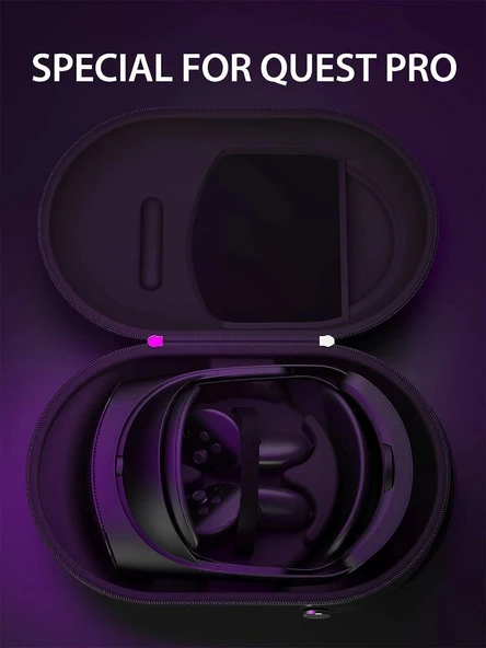 DESTEK CC2 Taşıma Çantası Meta/Oculus Quest 3, Pro ile Uyumlu - Resim 2