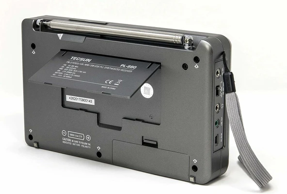 Tecsun PL880 Taşınabilir Dijital PLL Çift Dönüşümlü AM/FM - Resim 4