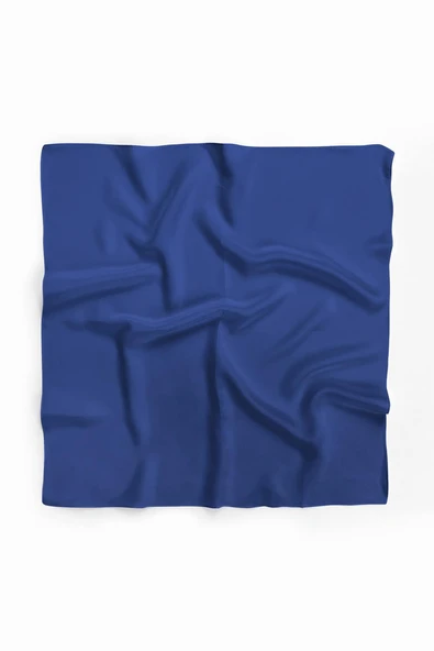 Şifon Saks Bandana - Resim 4