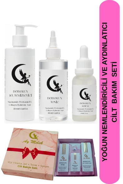 Yoğun Nemlendiricili Siyah Nokta Ve Leke Karşıtı Üçlü Cilt Bakım Seti (HEDİYE KUTULU) ürün görseli