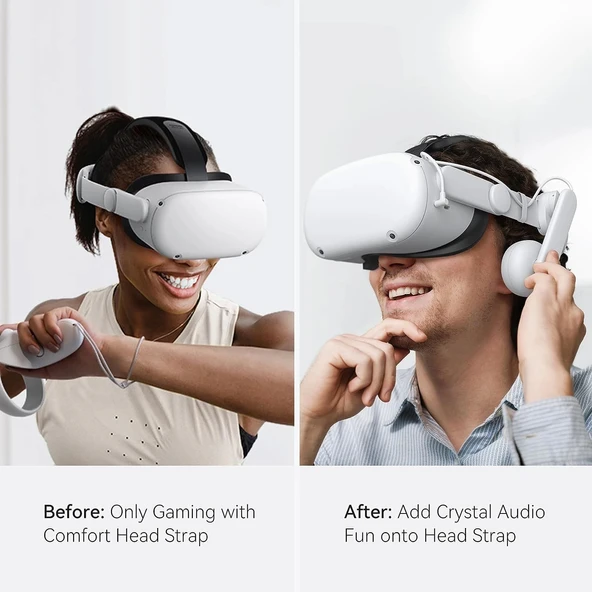 KIWI design Yumuşak Klipsli Kulaklık Aksesuarları - Quest 2 ile Uyumlu - Resim 4