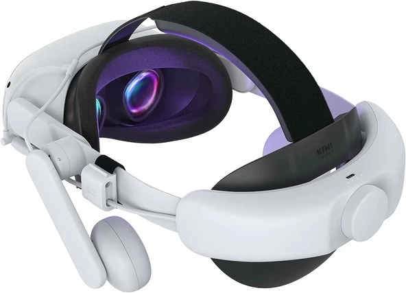 KIWI design Konforlu Pilli Sesli Kafa Bandı 6400mAh - Quest 2 ile Uyumlu ürün görseli