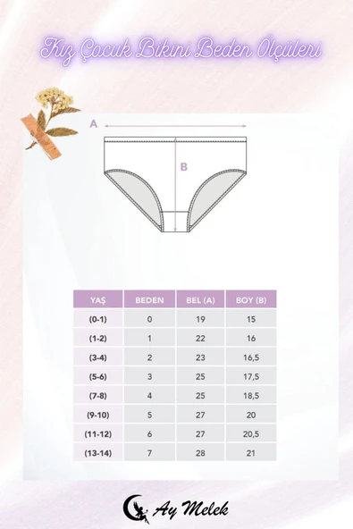 Kız Çocuk Külot (3`lü Paket) Soft Yıkama Pamuklu Renkli Baskılı Kilot - Resim 3