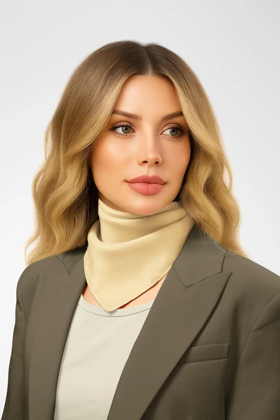 Şifon Sarı Bandana ürün görseli