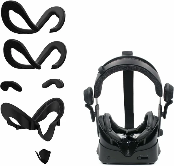 AMVR Yüz Arayüzü Braketi ve PU Deri Köpük Yüz Kapatma Pedi ürün görseli