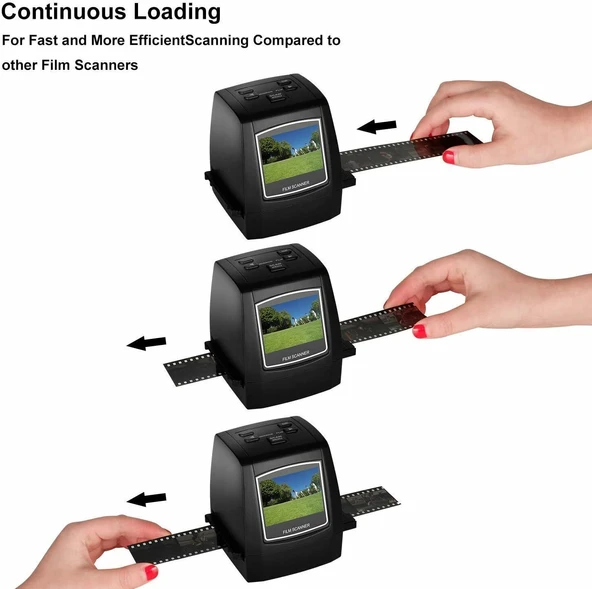 DIGITNOW 22MP Hepsi Bir Arada Film ve Slayt Tarayıcı, 35mm'yi Dönüştürür - Resim 2