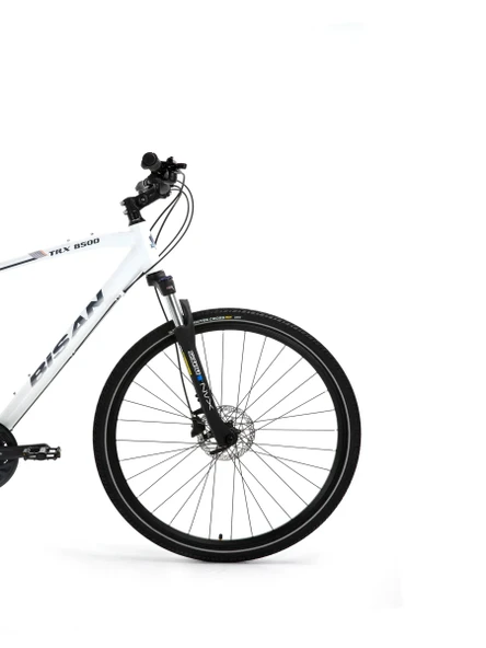 Bisan TRX 8500 700C 50CM Şehir Bisikleti Mat Beyaz Lacivert - Resim 2