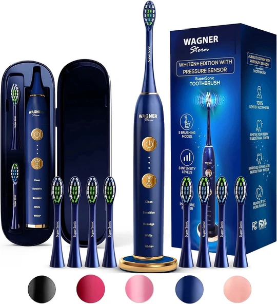 Wagner Stern WHITEN+ Sürümü. Akıllı Elektrikli Diş Fırçası - Kraliyet Mavi ürün görseli