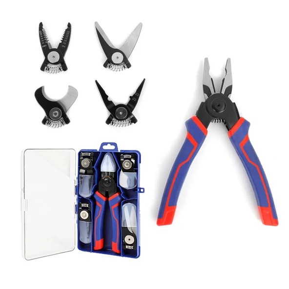 WORKPRO WP231144 200MM 5 IN 1 Çok Fonksiyonlu Profesyonel Pense Seti ürün görseli
